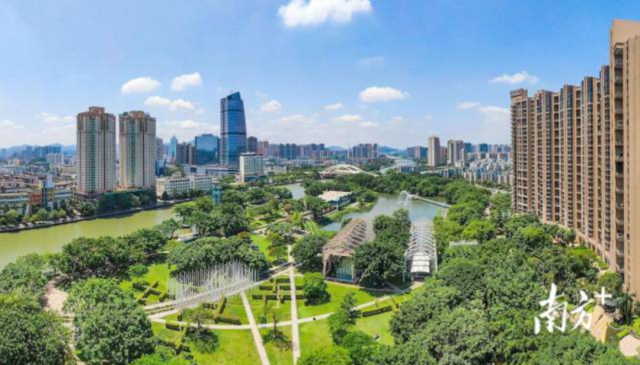 中山城市图。   南方+叶志文 摄